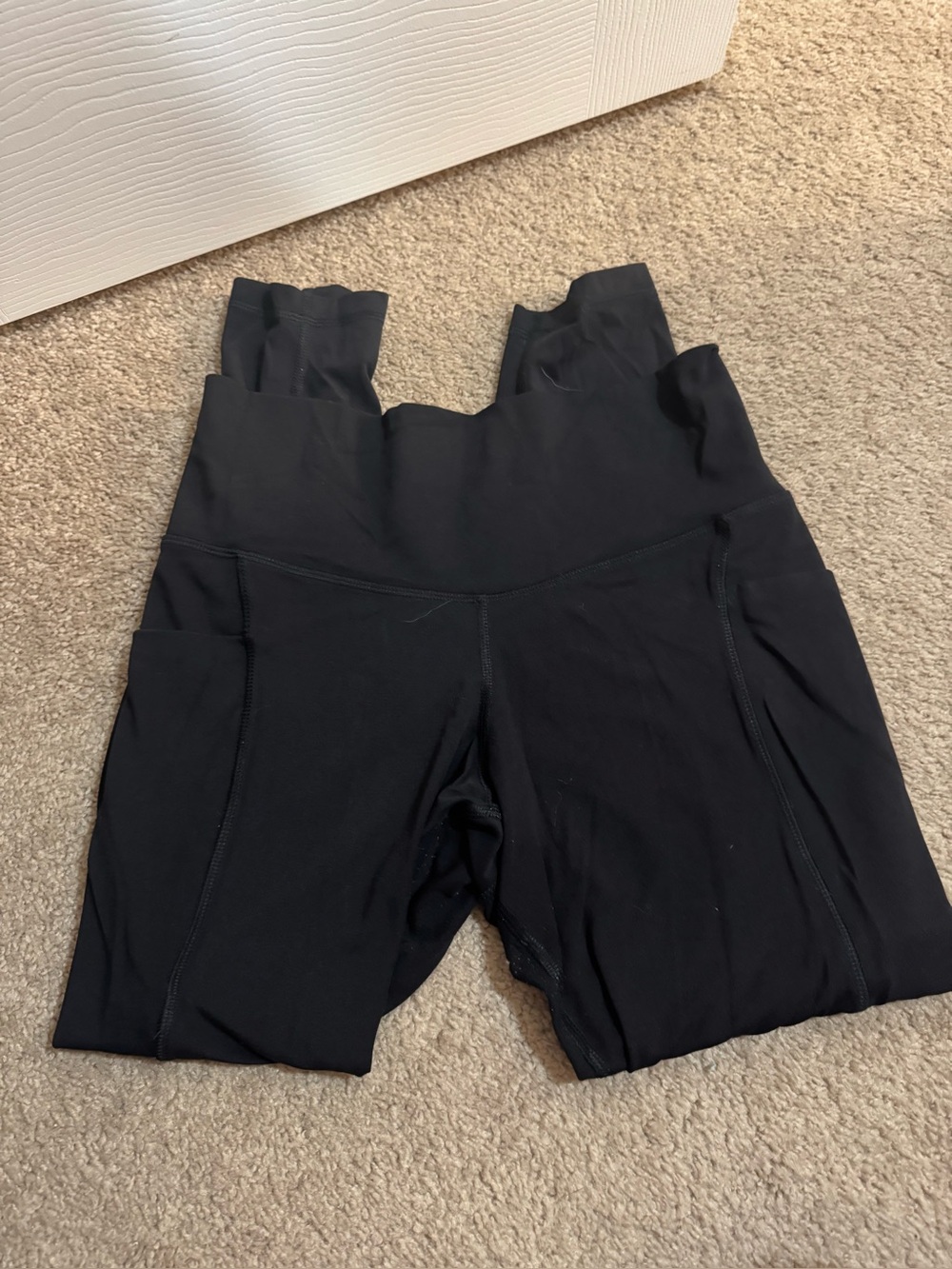 High-Waist Black leggings with pockets